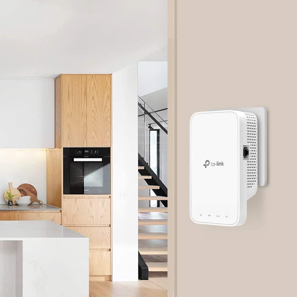 Buy TP-Link,TP-Link AC1200 Mesh Dual Band Wi-Fi Range Extender, Broadband/Booster/Hotspot 1 Ethernet Port, Built-In Access Point Mode, Works with Any Wi-Fi Router, UK Plug - Gadcet.com | UK | London | Scotland | Wales| Ireland | Near Me | Cheap | Pay In 3 | Adapters